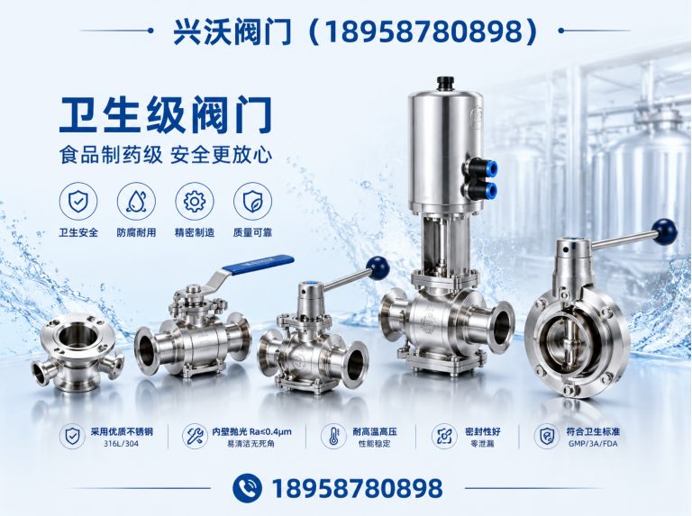 文成县卫生级阀门展示图